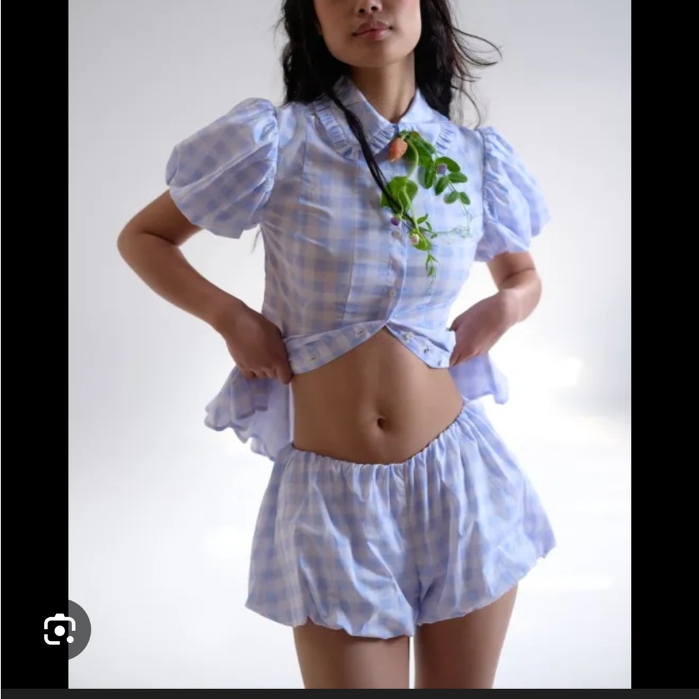 Selkie The Dairy Gingham Bubble Bloomer